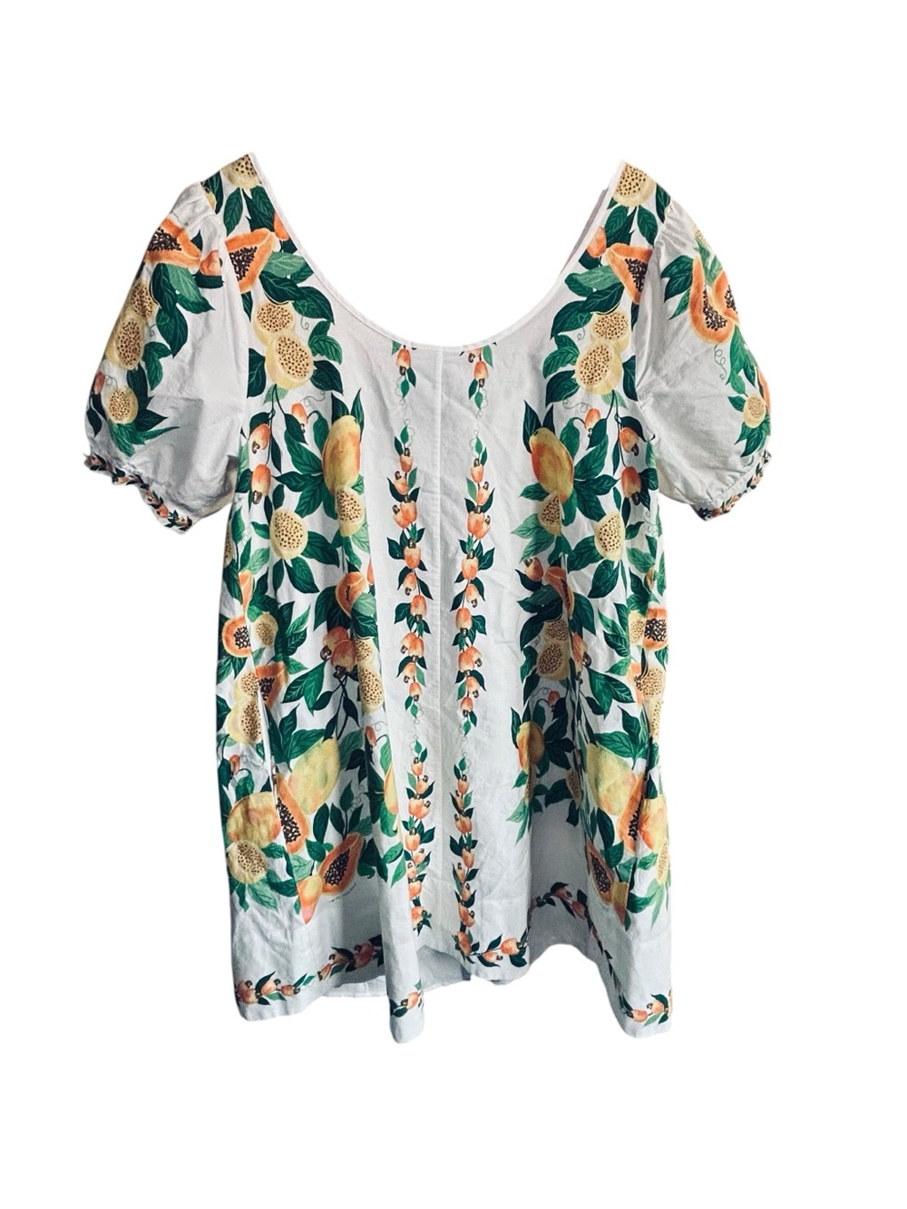 FARM Rio Papaya Salad Scarf Mini Dress size medium - Picture 2 of 8